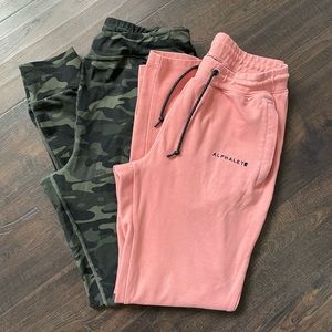 Set of 2 Alphalete mens joggers